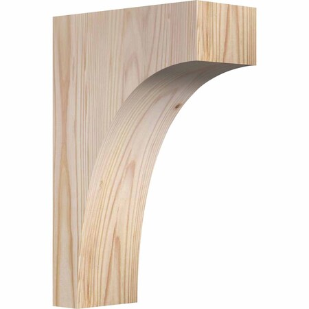 Ekena Millwork Huntington Smooth Corbel, Douglas Fir, 3 1/2"W x 8"D x 12"H COR04X08X12HUN00SDF